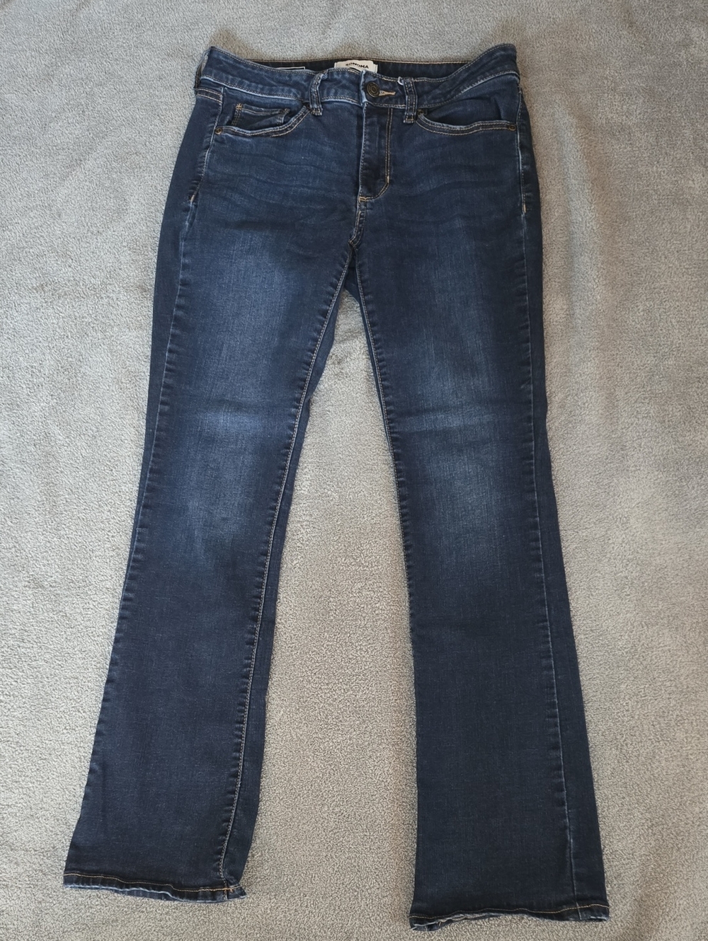 Dark Blue Bootcut Jeans for Women